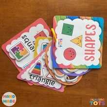 Load image into Gallery viewer, Shapes Sorting Activity, Learn Shapes, Toddlers Learning, Preschool Activities
