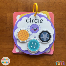 Load image into Gallery viewer, Shapes Sorting Activity, Learn Shapes, Toddlers Learning, Preschool Activities
