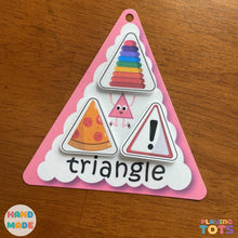 Load image into Gallery viewer, Shapes Sorting Activity, Learn Shapes, Toddlers Learning, Preschool Activities
