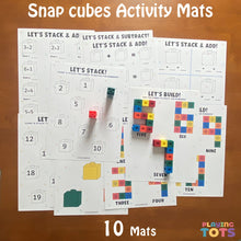 Load image into Gallery viewer, Snap cubes Learning Mats
