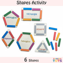 Load image into Gallery viewer, Shapes Activity, Busy Bags, Toddlers and Preschoolers, Montessori
