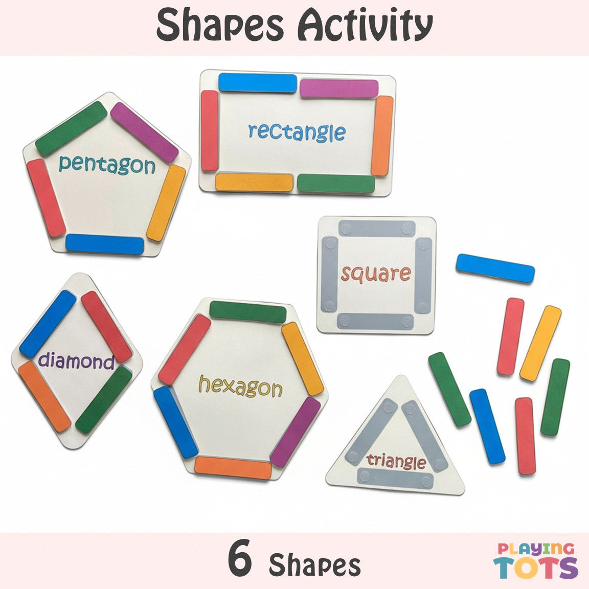 Shapes Activity, Busy Bags, Toddlers and Preschoolers, Montessori