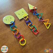 Load image into Gallery viewer, Toddler Busy Bags, Grab and Go Travel Zip Bags
