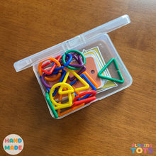 Load image into Gallery viewer, Toddler Busy Bags, Grab and Go Travel Zip Bags
