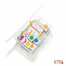 Load image into Gallery viewer, Toddler Mini Busy Book, Travel Size Activity Book, Matching First Busy Book for Babies
