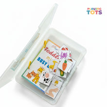 Load image into Gallery viewer, Toddler Mini Busy Book, Travel Size Activity Book, Pictures Matching
