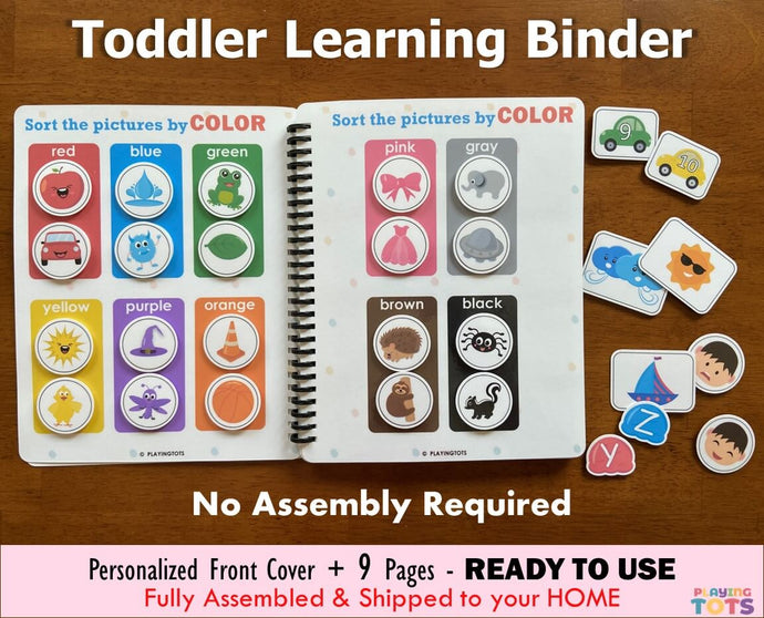 Toddler learning Binder