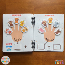 Load image into Gallery viewer, Toddler Busy Book, Learning Binder, Fun Quiet Book, Toddler Activity Book
