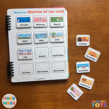 Load image into Gallery viewer, Toddler Busy Book, Learning Binder, Fun Quiet Book, Toddler Activity Book
