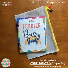 Load image into Gallery viewer, Toddler Busy Book, Learning Binder, Fun Quiet Book, Toddler Activity Book
