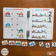 Load image into Gallery viewer, Toddler Busy Book, Learning Binder, Fun Quiet Book, Toddler Activity Book
