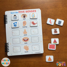 Load image into Gallery viewer, Toddler Busy Book, Learning Binder, Fun Quiet Book, Toddler Activity Book
