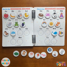 Load image into Gallery viewer, Toddler Busy Book, Learning Binder, Fun Quiet Book, Toddler Activity Book
