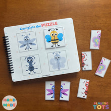 Load image into Gallery viewer, Toddler's First Busy Book, Learning Binder, Fun Quiet Book, Toddler Activity Book
