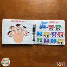 Load image into Gallery viewer, Toddler Busy Book, Learning Binder, Fun Quiet Book, Toddler Activity Book

