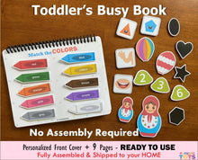 Load image into Gallery viewer, Laminated Toddler Learning Binder
