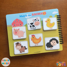 Load image into Gallery viewer, Toddler's First Busy Book, Learning Binder, Fun Quiet Book, Toddler Activity Book
