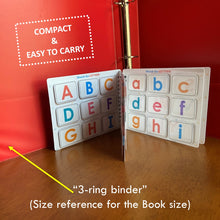 Load image into Gallery viewer, Toddler Mini Busy Book VOL10, Learning Binder, Alphabet Matching
