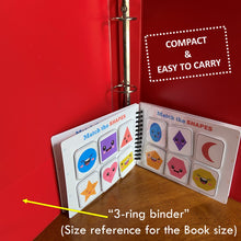 Load image into Gallery viewer, Toddler Mini Busy Book VOL2, Learning Binder, Fun Quiet Book
