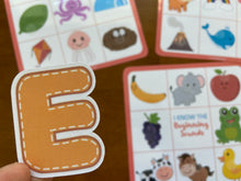 Load image into Gallery viewer, Beginning Sounds Matching Activity, Preschool Activities, PreK Phonics, Initial Sounds
