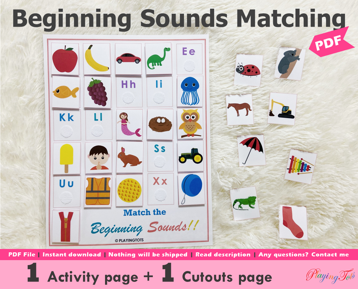 Beginning Sounds Matching Activity