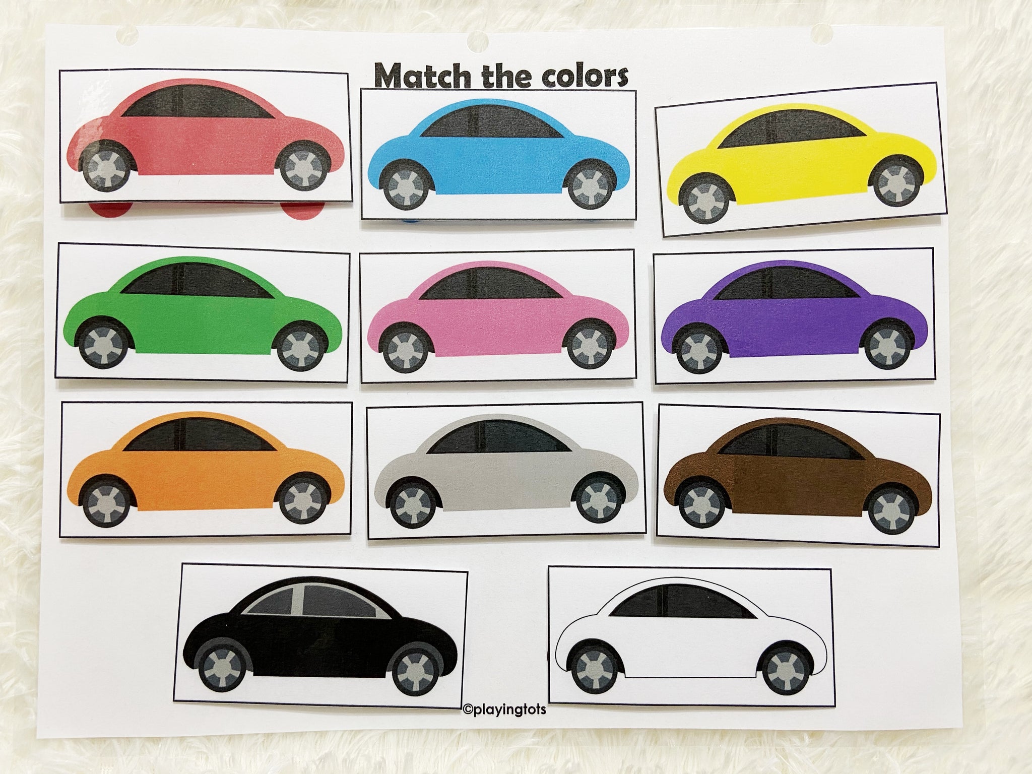 Cars Colours For Toddlers