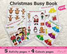 Load image into Gallery viewer, Christmas Busy Book
