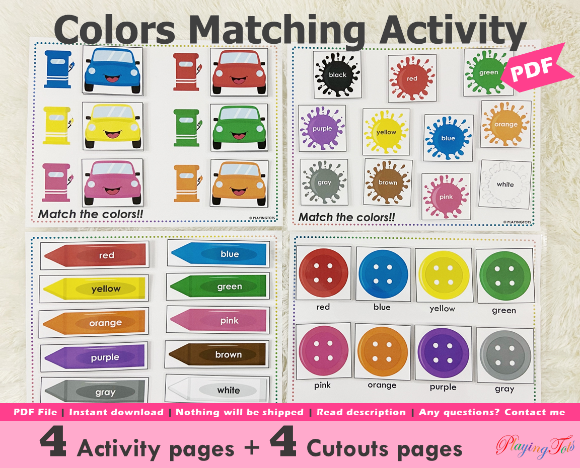 Colors Matching Activity