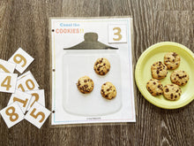 Load image into Gallery viewer, Cookies Counting Activity Mat

