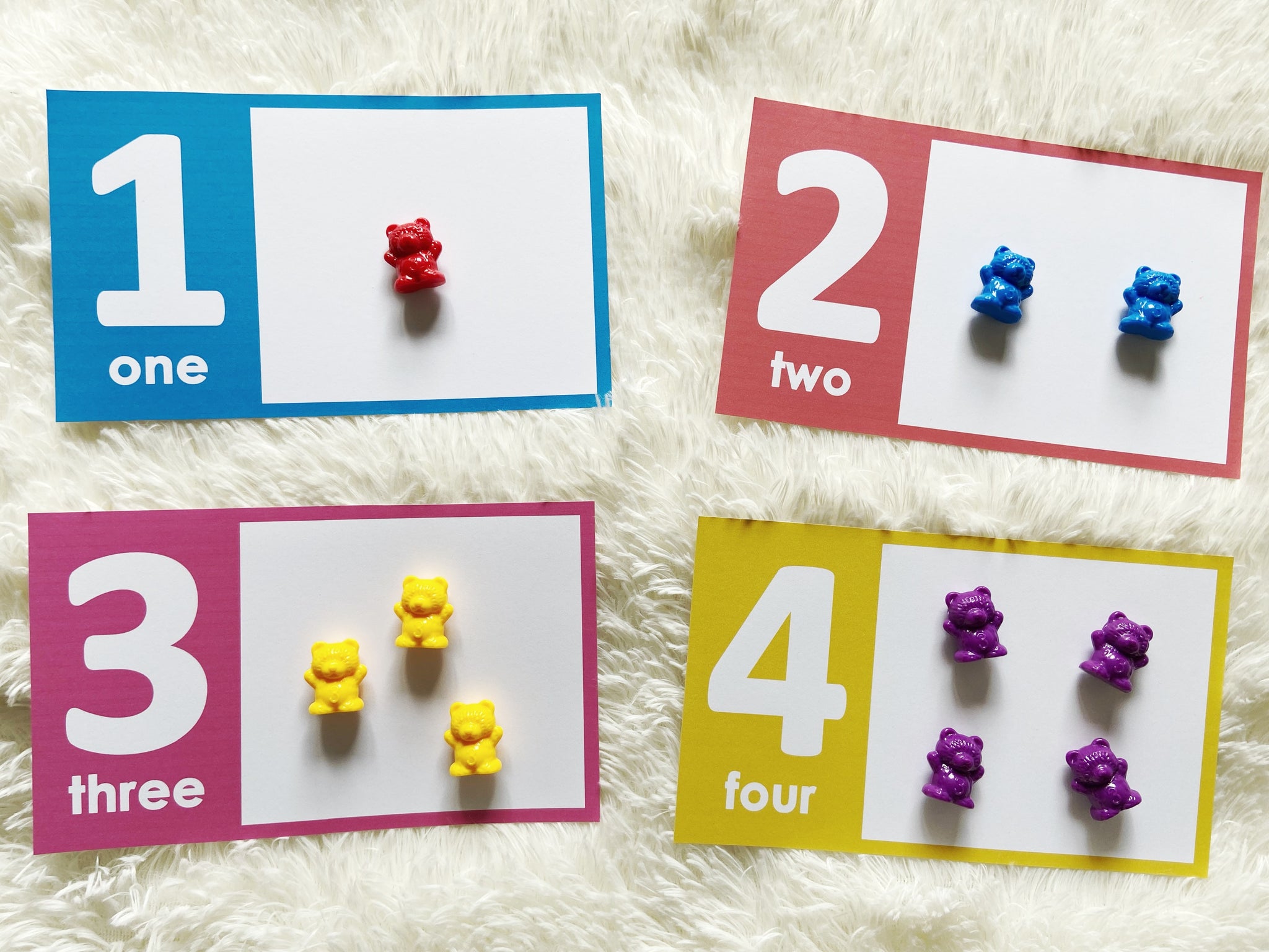 Toddler PlayDough Counting Activity