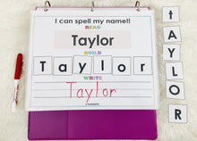 Load image into Gallery viewer, Editable 6 Letter Name Spelling Practice Activity Printable, Name Building and Writing
