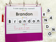 Load image into Gallery viewer, Editable 7 Letter Name Spelling Practice Activity, Name Building and Writing
