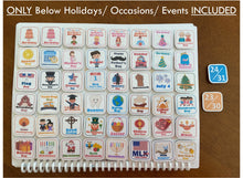 Load image into Gallery viewer, Perpetual Calendar Kids, Homeschool Morning Circle Time Binder, Montessori Calendar, Classroom Calendar, Preschool, PreK
