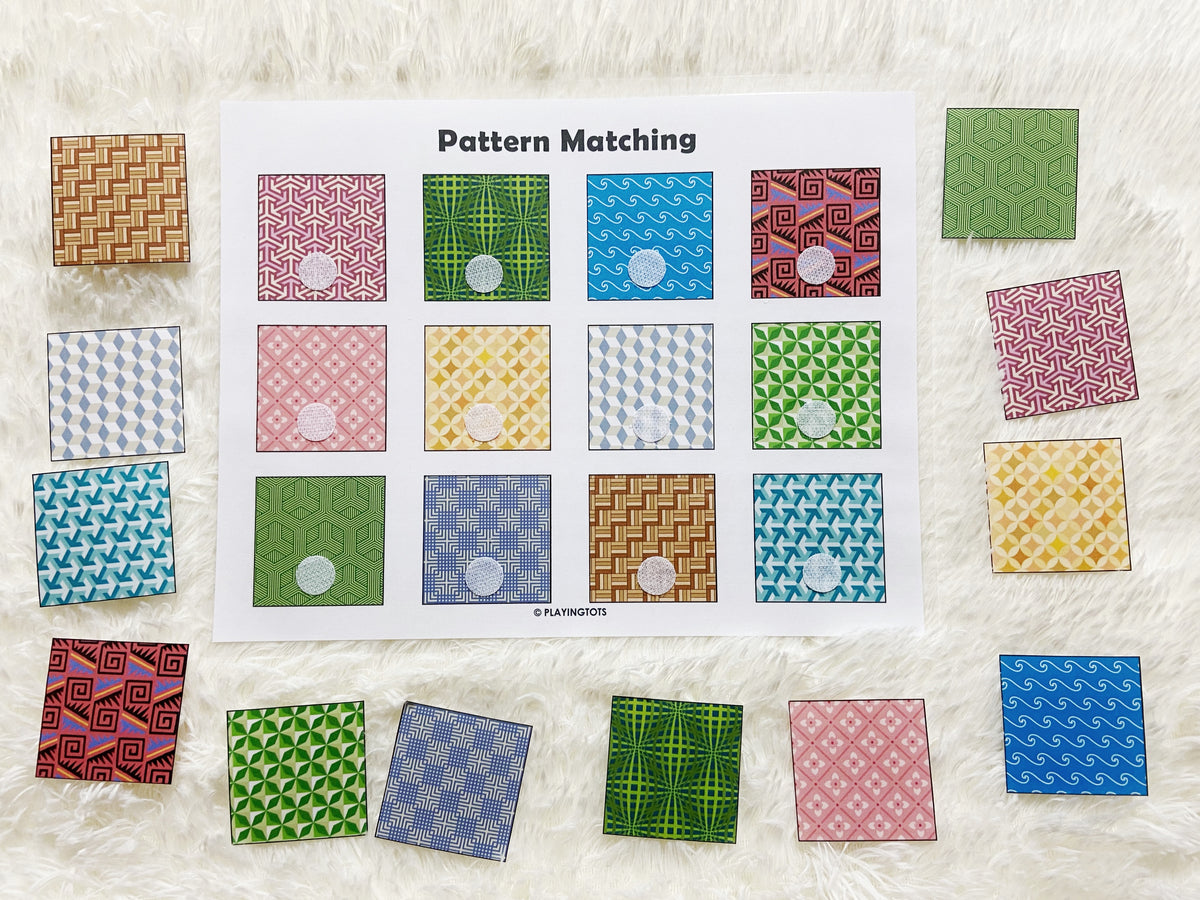 Patterns Matching Activity – Playingtots