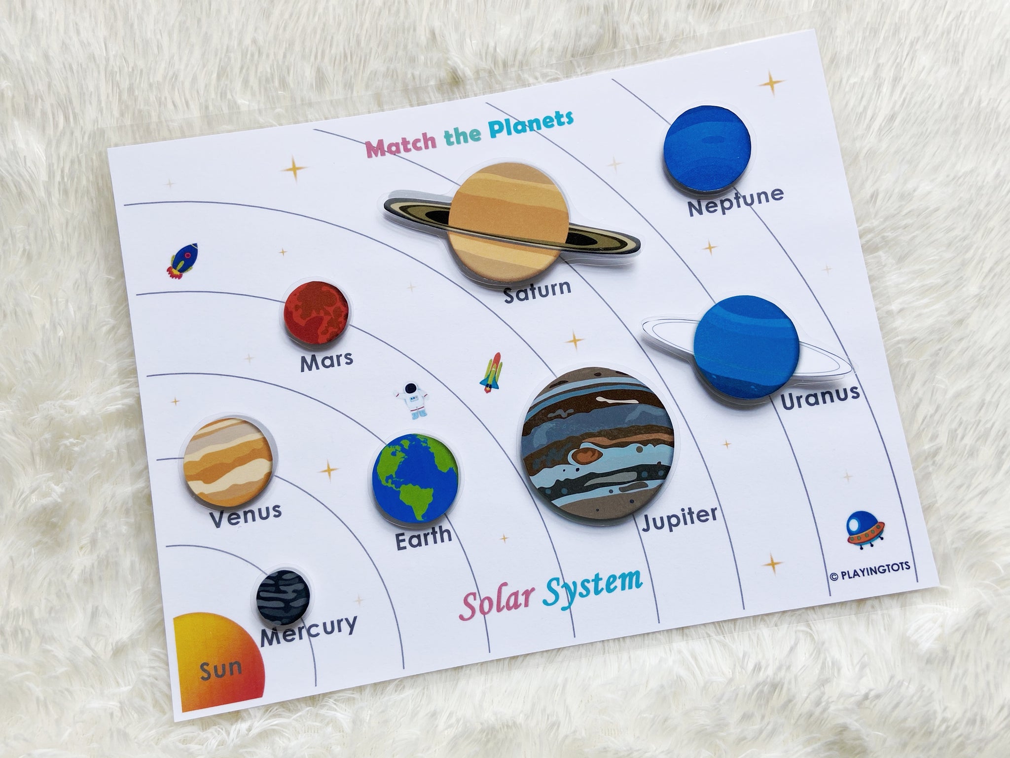 Planets Activities 1536x2048 Planets/ Solar System Matching Activity – Playingtots