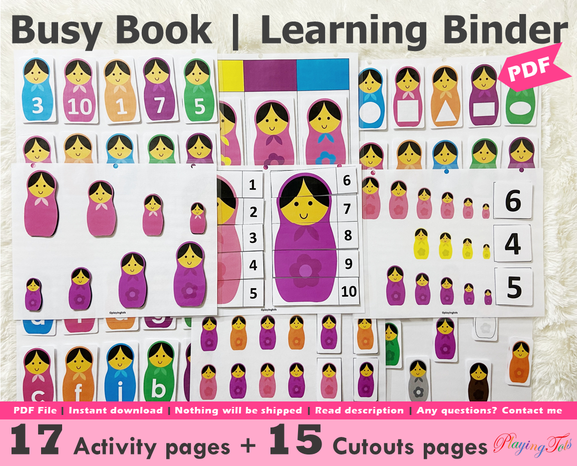 Nesting Dolls Busy Book