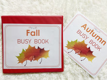 Load image into Gallery viewer, Fall/ Autumn Busy Book
