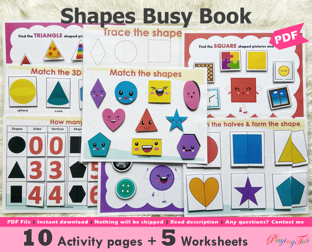 Shapes Busy Book