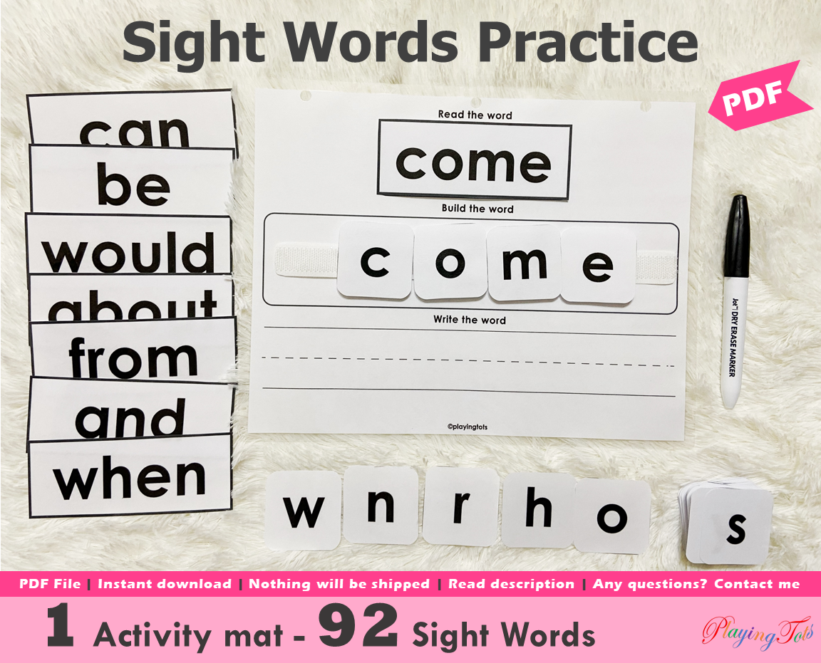 Sight Words Practice