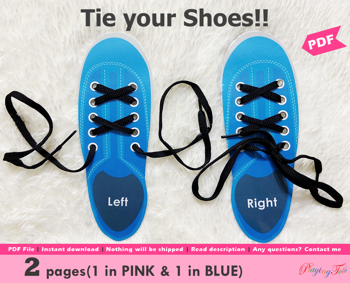 Tie shoe laces