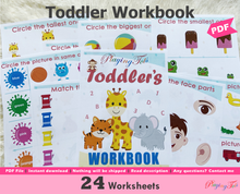 Load image into Gallery viewer, Toddler Workbook
