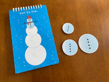 Load image into Gallery viewer, Toddler Mini Busy Book, Winter Themed, Learning Binder, Quiet Book
