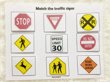Load image into Gallery viewer, Road Traffic Signs Matching Activity
