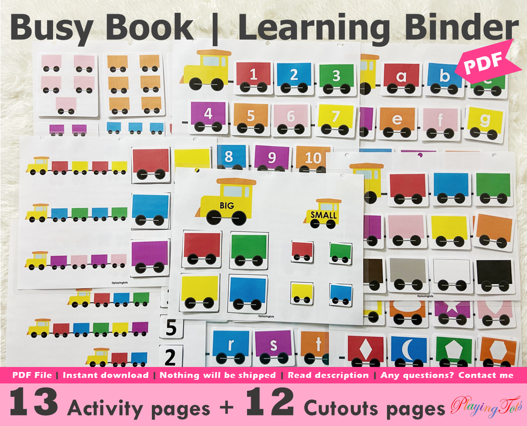 Train Busy Book